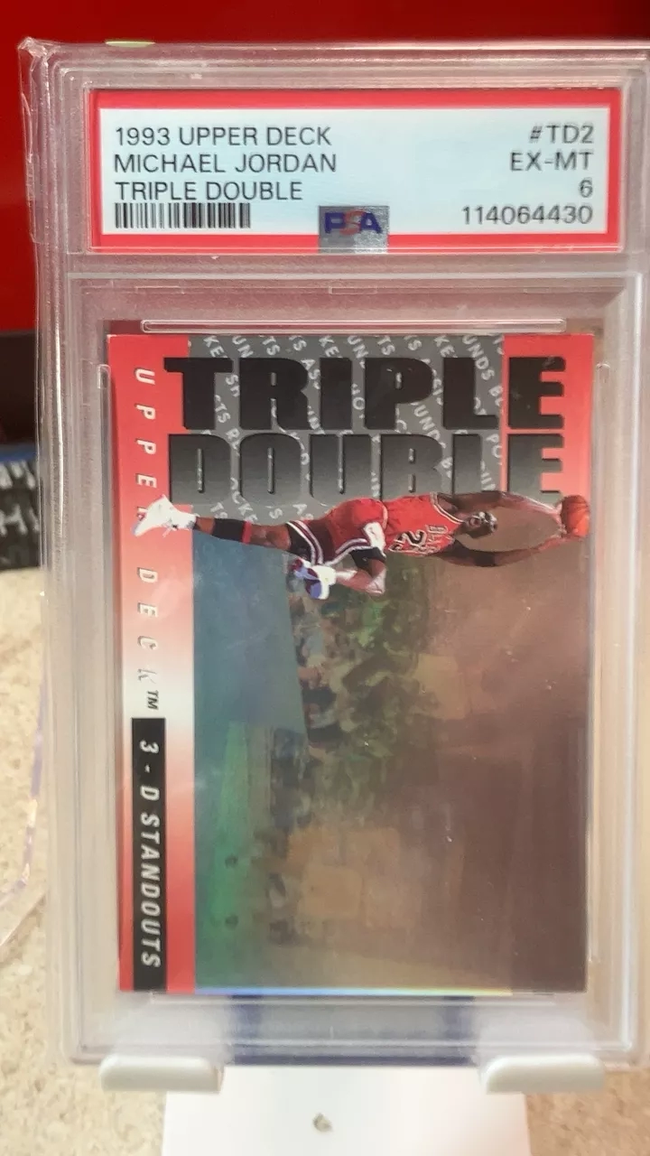 1993 Upper Deck Michael Jordan Triple Double Card
