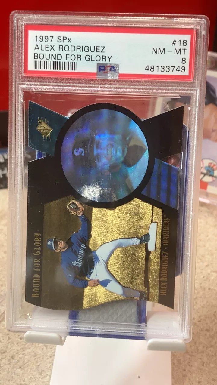 1997 SPx Alex Rodriguez "Bound for Glory" Baseball Card