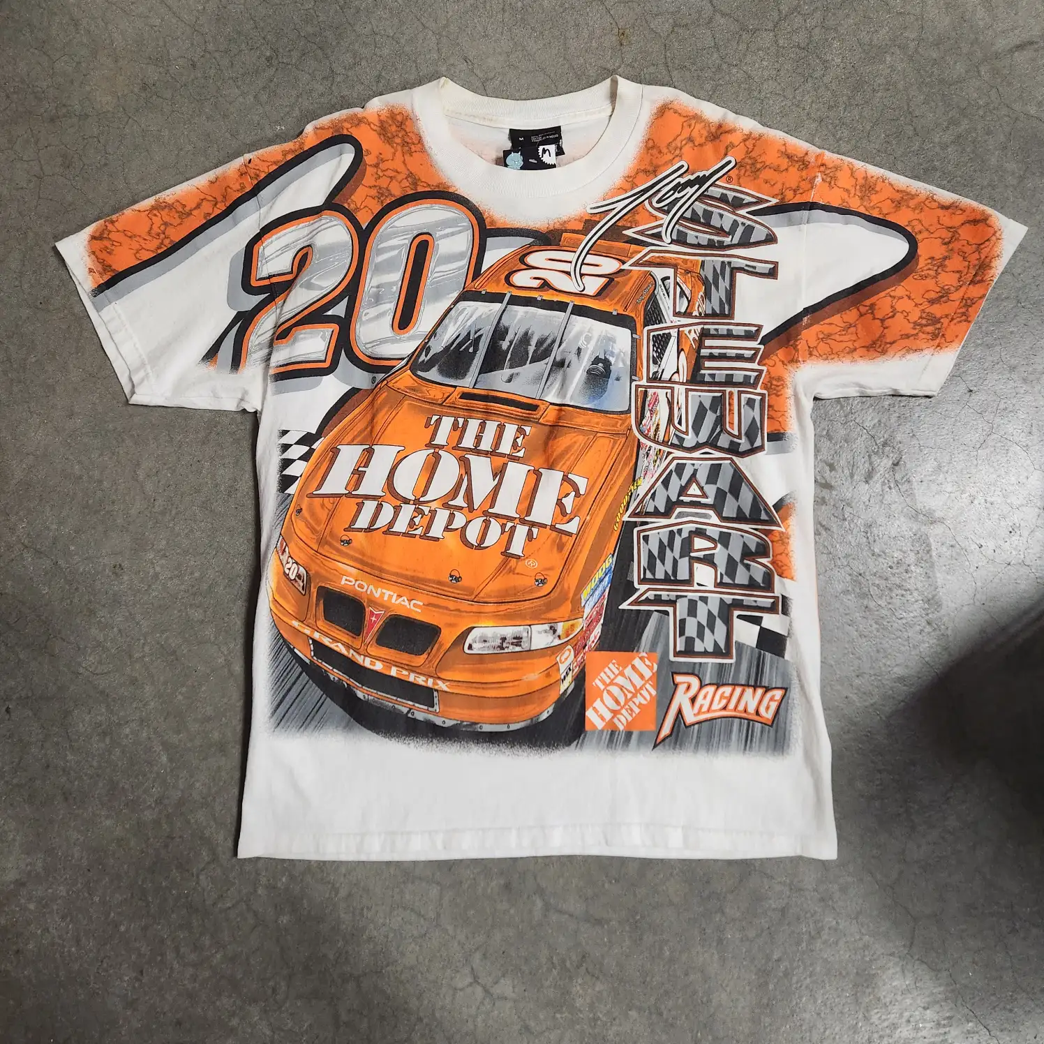 Vintage NASCAR AOP Home Depot Racing T-Shirt