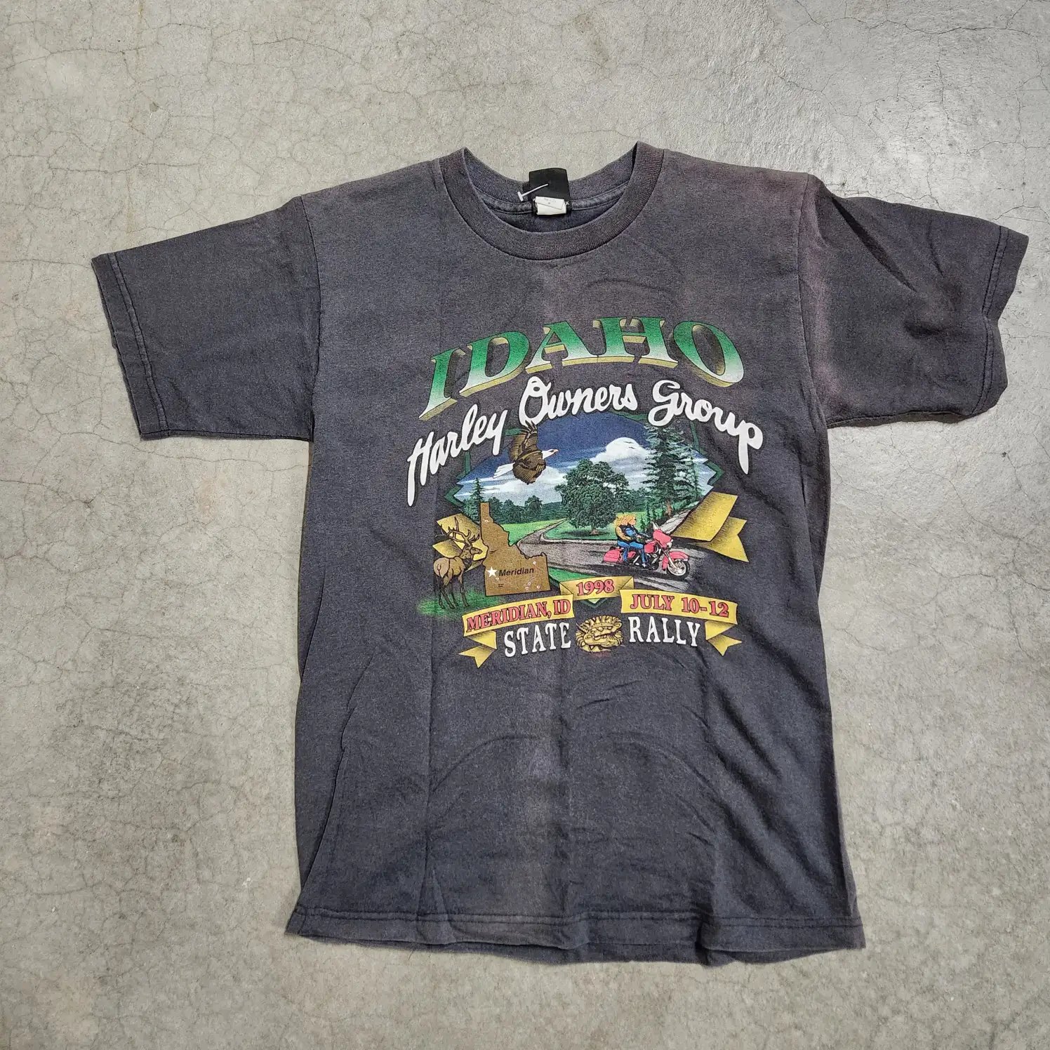 1998 Idaho Harley Owners Group State Rally T-Shirt