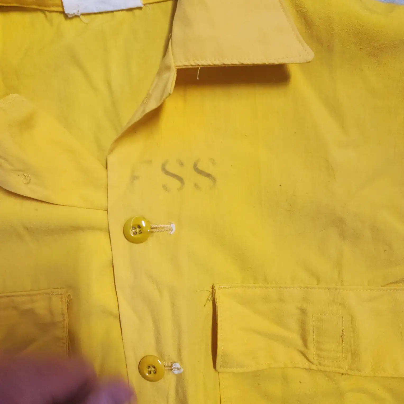 forest servicd Yellow Workwear Shirt og107