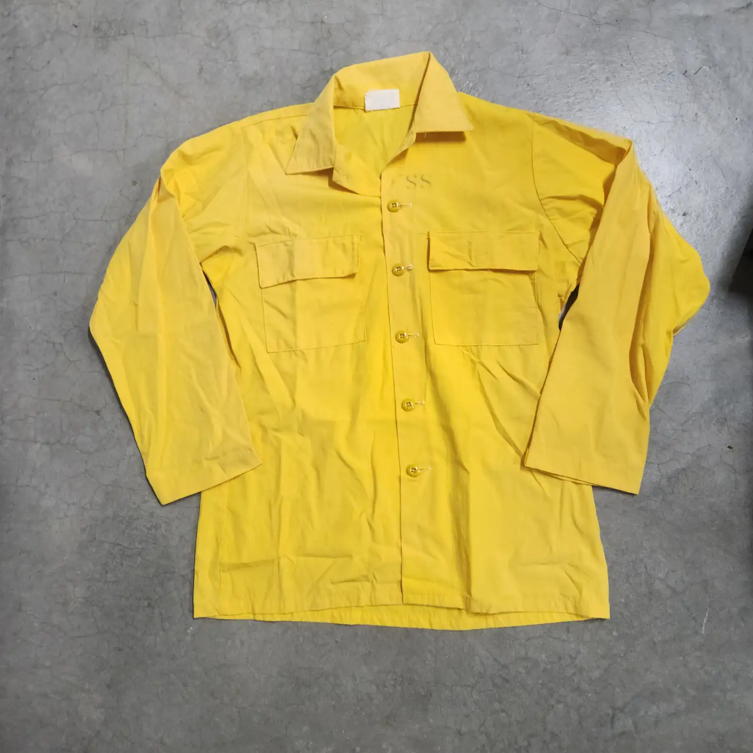 forest servicd Yellow Workwear Shirt og107