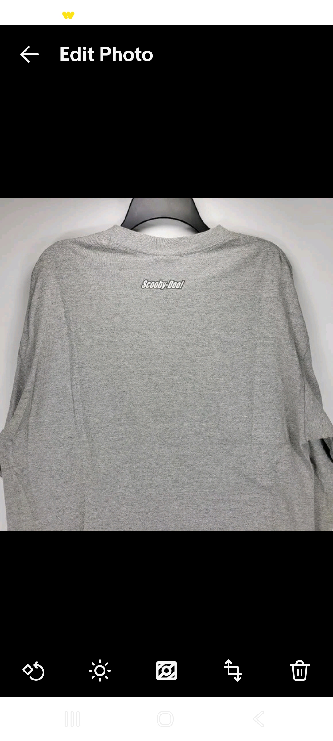 Mens XL Vintage Scooby-Doo Long Sleeve T-Shirt