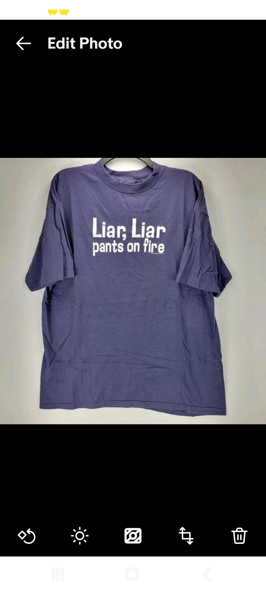 Mens XL Liar Liar Pants On Fire Fashion Victim Vintage 90s Shirt Punk Grunge