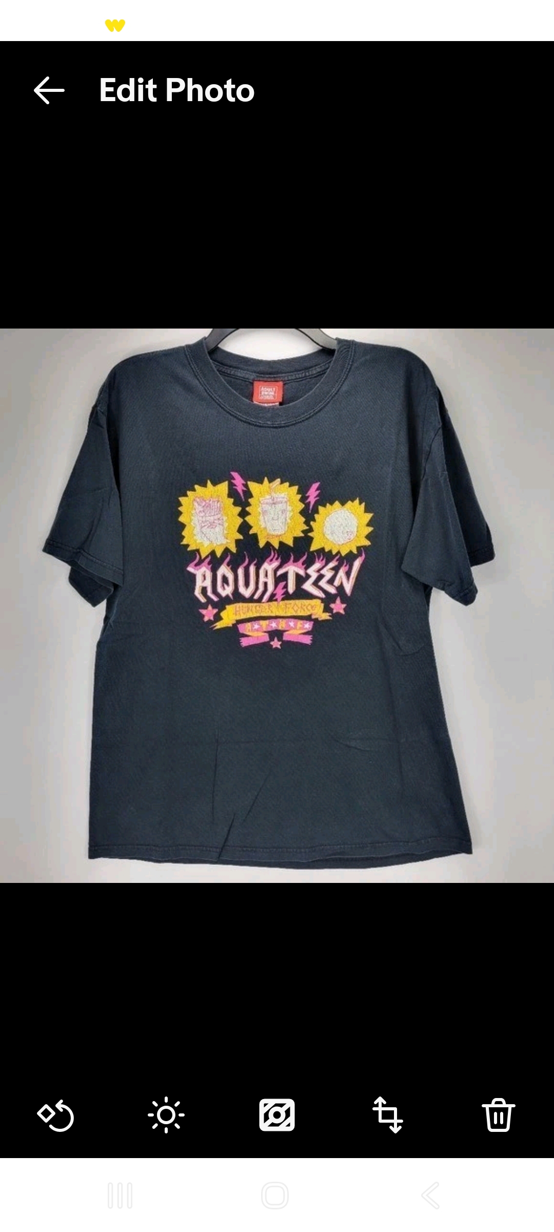 Mens Large Aqua Teen Hunger Force Adult Swim Cartoon Network Vintage Y2K TV Shirt