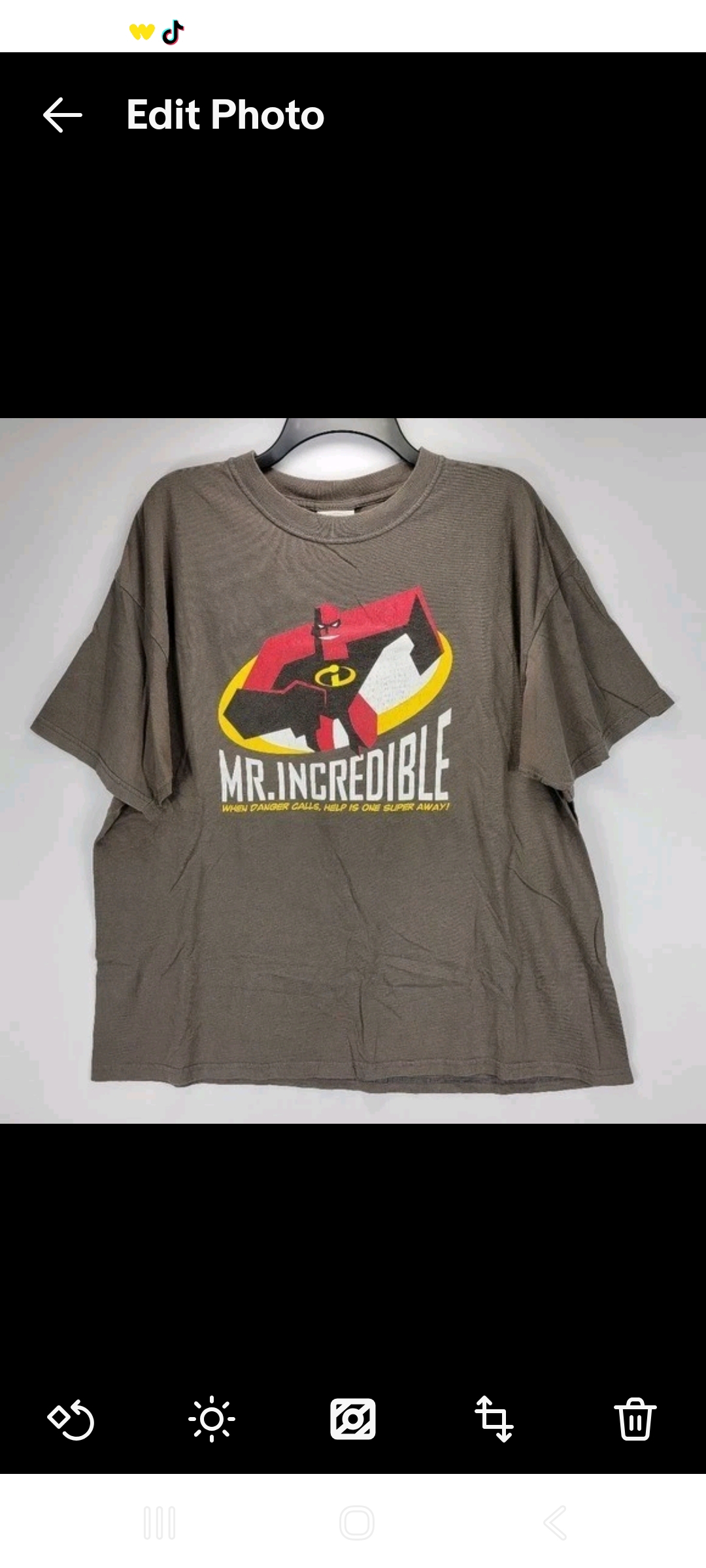 Mens XL The Incredibles Vintage Y2K Disney Pixar Animated Movie Promo Shirt Rare