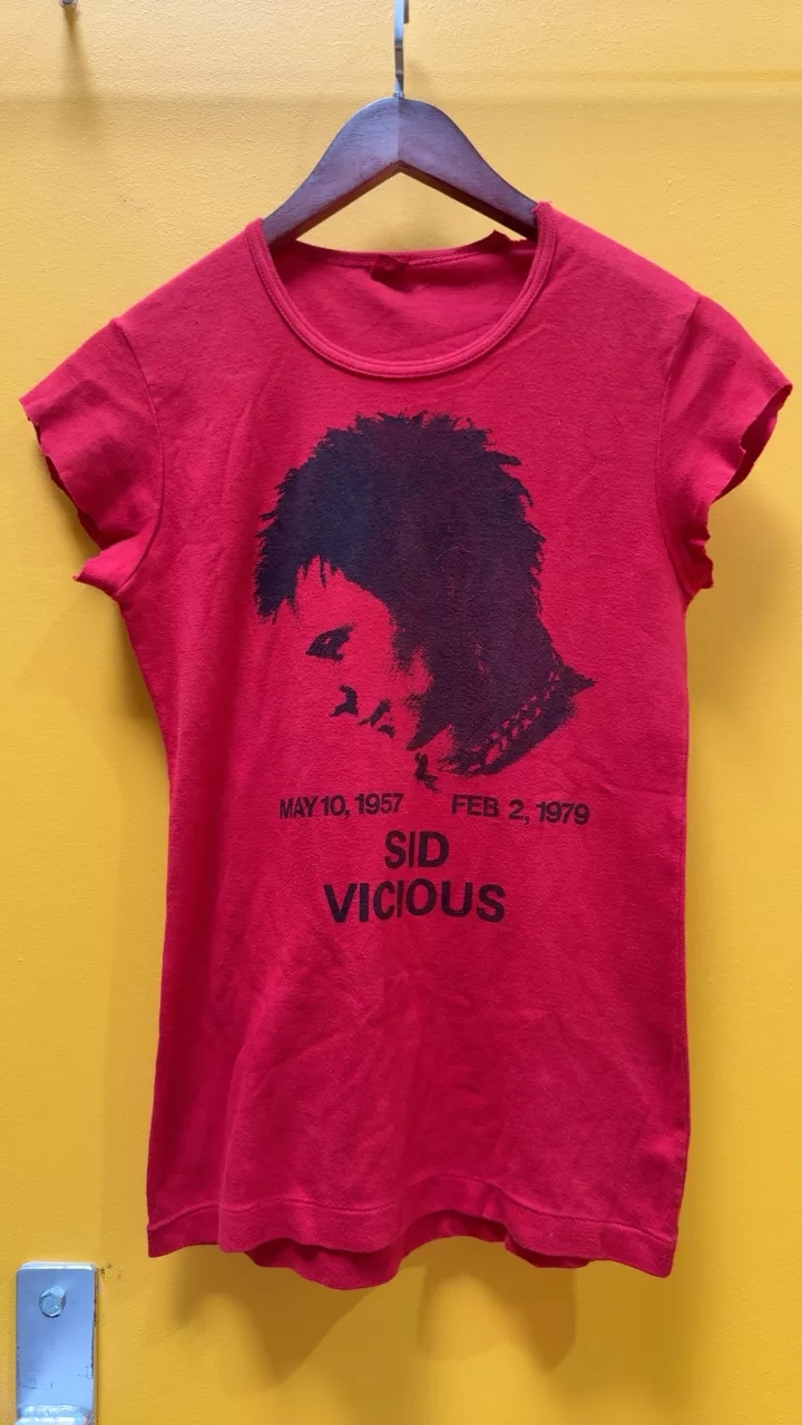 Vintage Sid Vicious BOY LONDON Memorial T-Shirt (1979
