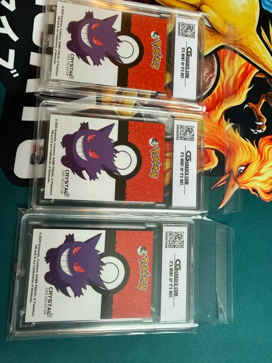 Sequential CG Pristine 10 Mega Charizard X, mega Venusaur, & mega Blastoise Crystal collection Peru