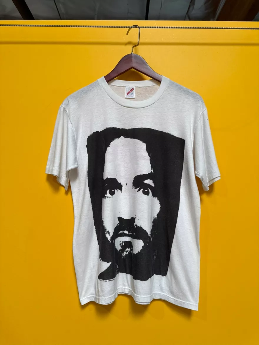 Vintage Charles Manson Portrait T-Shirt