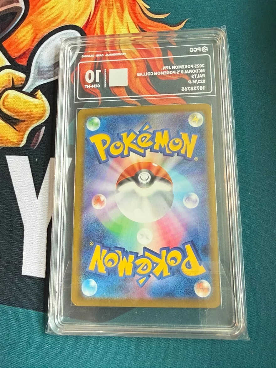 2025 Pokemon JPN McDonald's Collab Ralts Trading Card PGS Gem-Mint 10