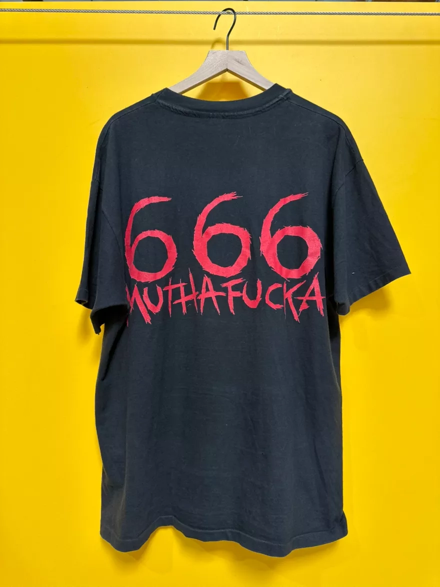 Vintage White Zombie 666 Muthafucka Shirt 1993