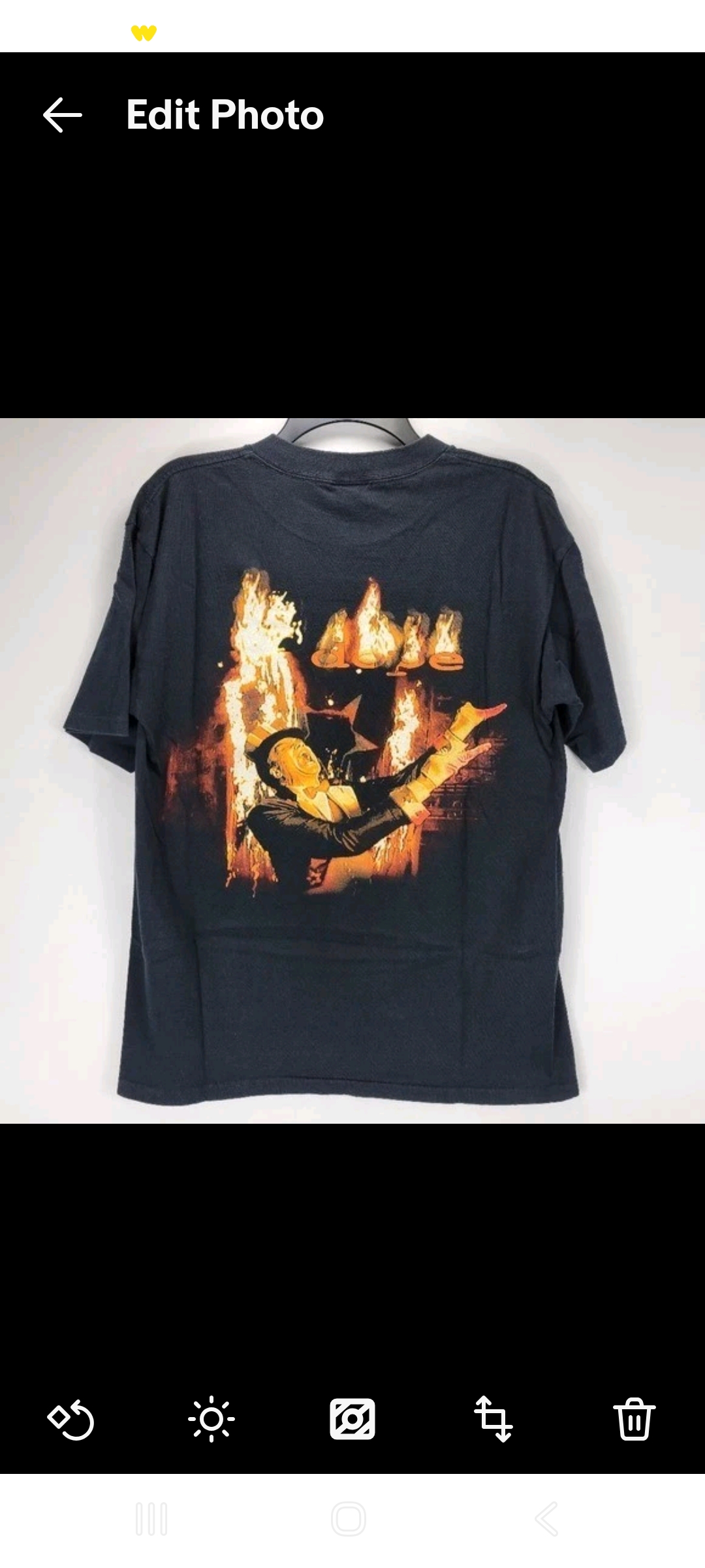 Mens Large Dope Vintage Heavy Metal Rock Music Band T Shirt Black Grunge Rare