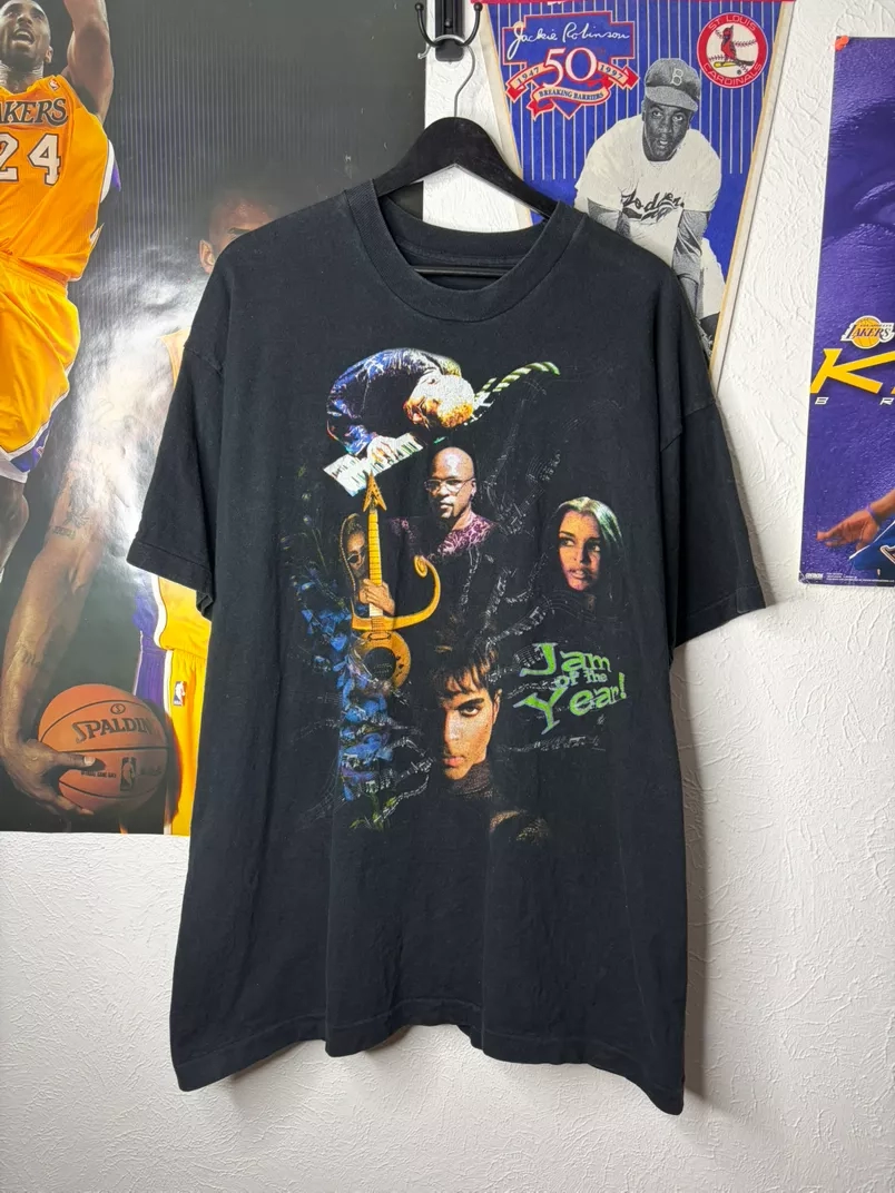 Vintage Prince Jam of the Year Black T-Shirt