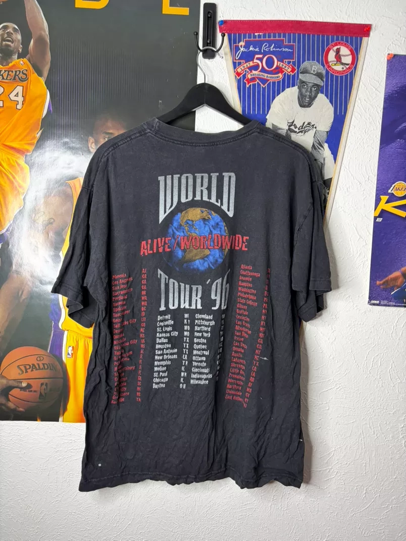 Vintage KISS American Flag Band T-Shirt