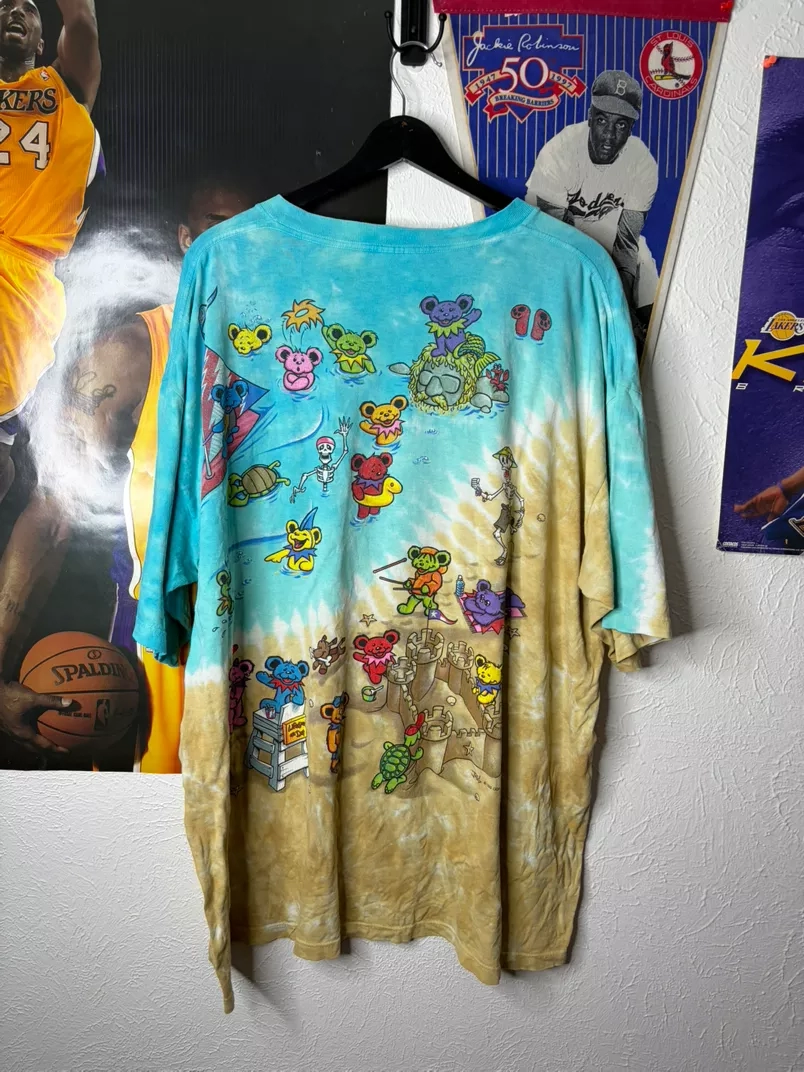 Vintage Grateful Dead "Dancing Bears" Tie-Dye T-Shirt