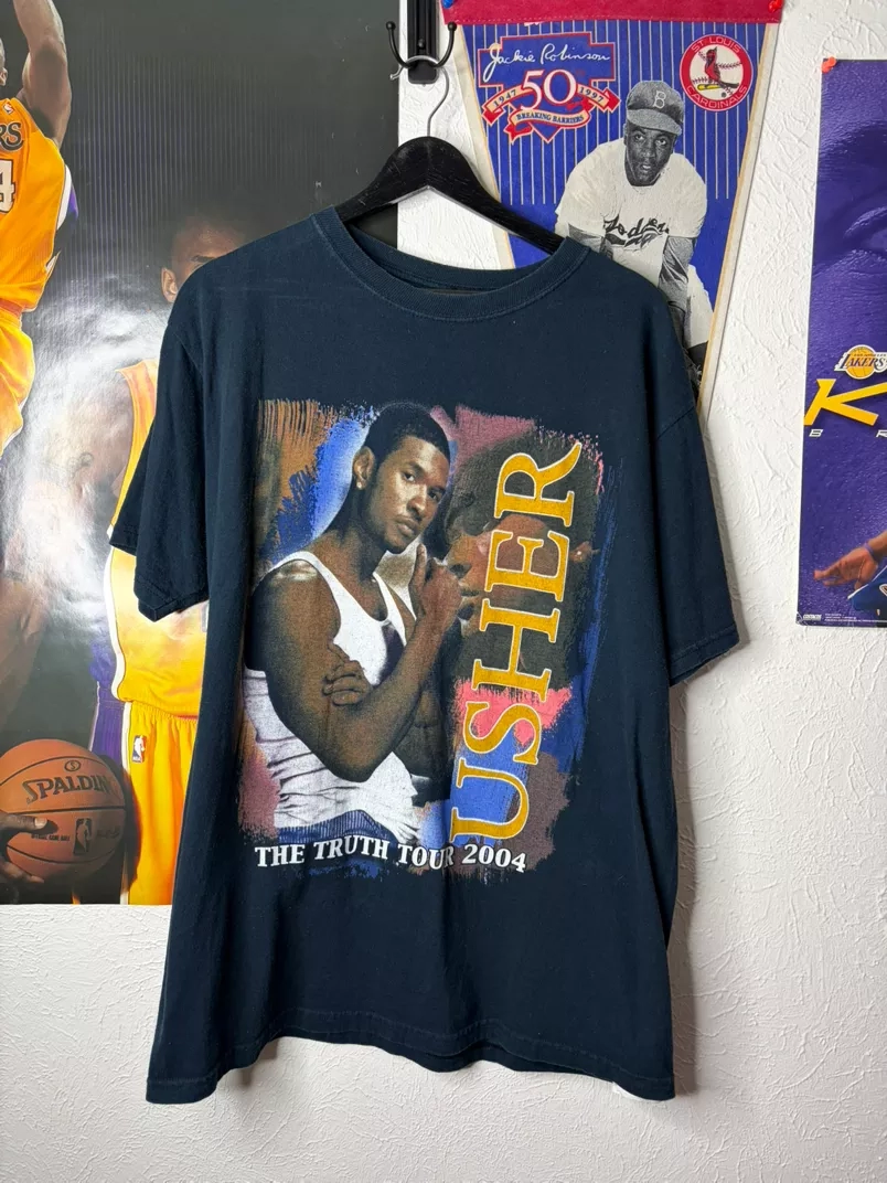 Usher The Truth Tour 2004 Black T-Shirt
