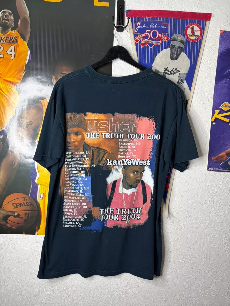 Usher The Truth Tour 2004 Black T-Shirt