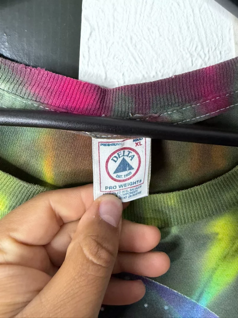 Vintage Cosmic Sun & Moon Tie-Dye T-Shirt