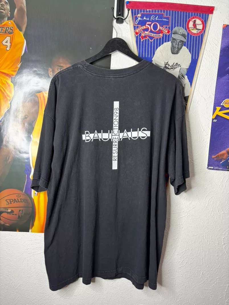 Vintage 1998 Bauhaus Resurrection Black Graphic T-Shirt