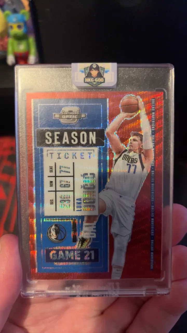 2021 Contenders Optic Luka Dončić Season Ticket Card