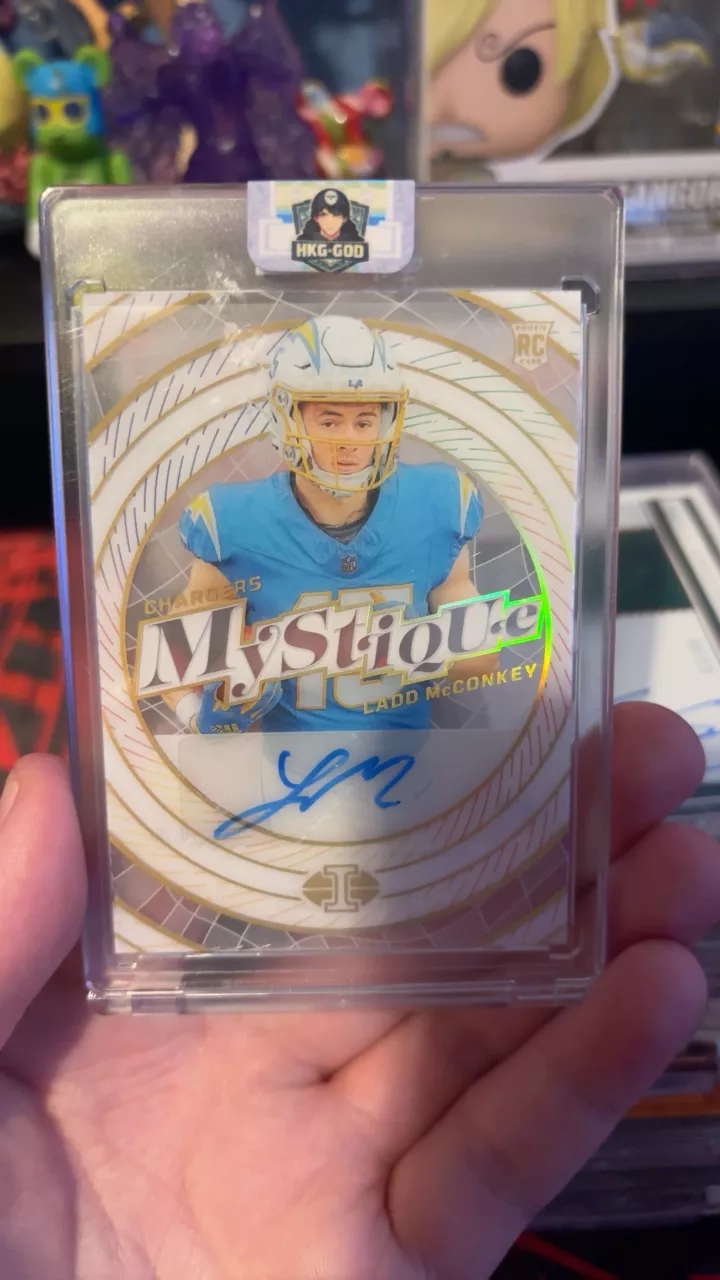 2024 Panini illusions  Ladd McConkey Rookie auto 57/99