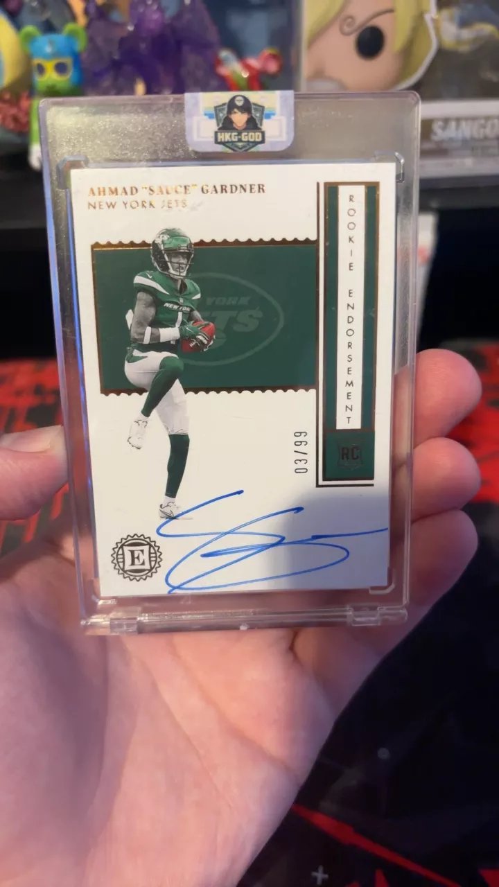 Ahmad "Sauce" Gardner Rookie Autograph Card - New York Jets