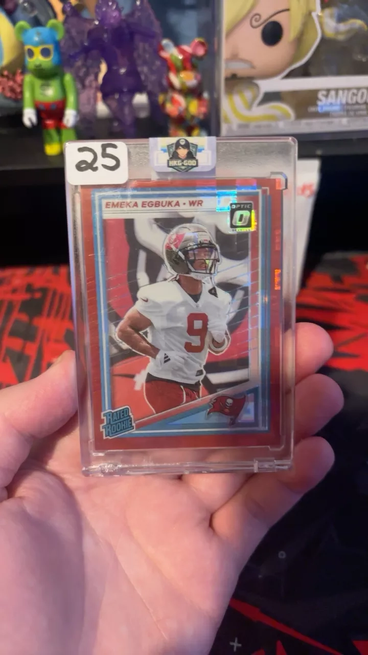 Emeka Egbuka 2023 Optic Rated Rookie Football Card