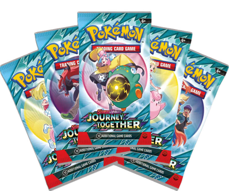 5x Pokemon Journey Together Booster Pack