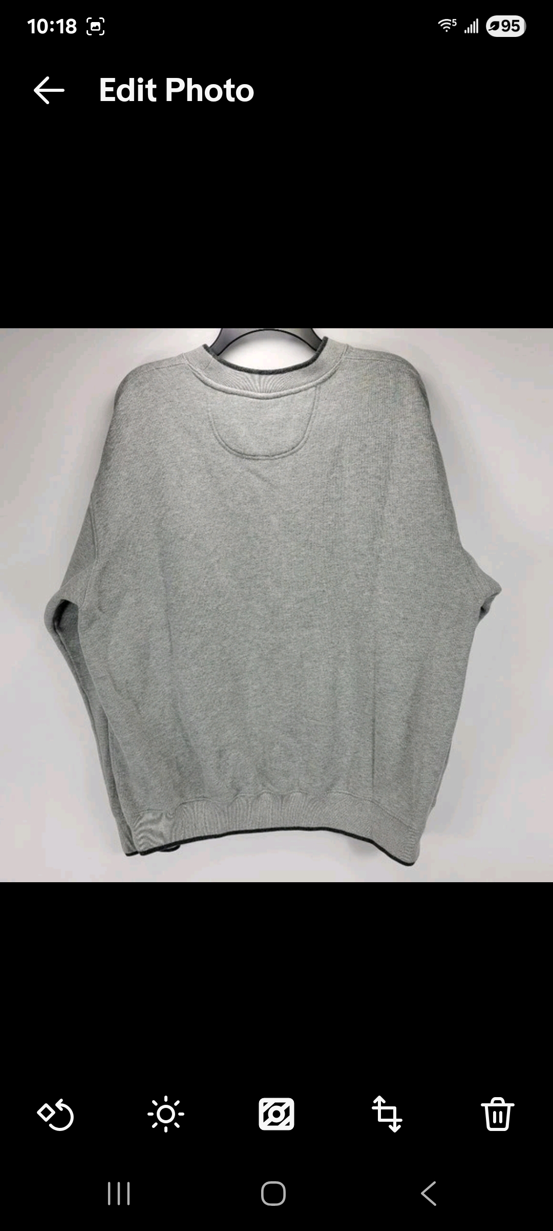 Mens XL I Dont Have A Gambling Problem Vintage Crewneck Sweatshirt Poker Cards