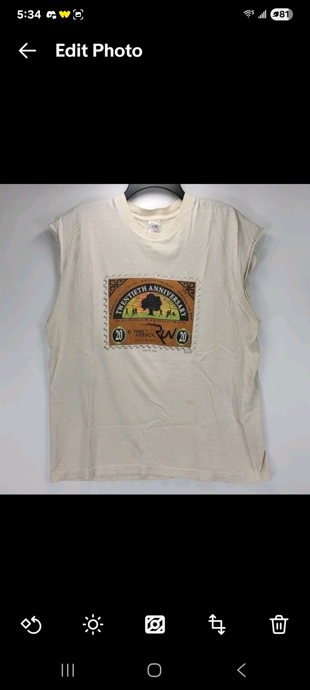 Mens XL Dexter To Ann Arbor Michigan Marathon Run Athletic Thrashed Vintage Shirt