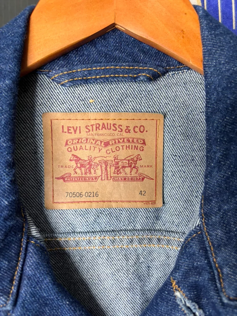 Classic Levi's Denim Trucker Jacket - Timeless Style