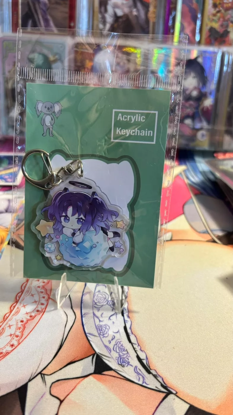Chibi Anime Acrylic Keychain - Starry Dream