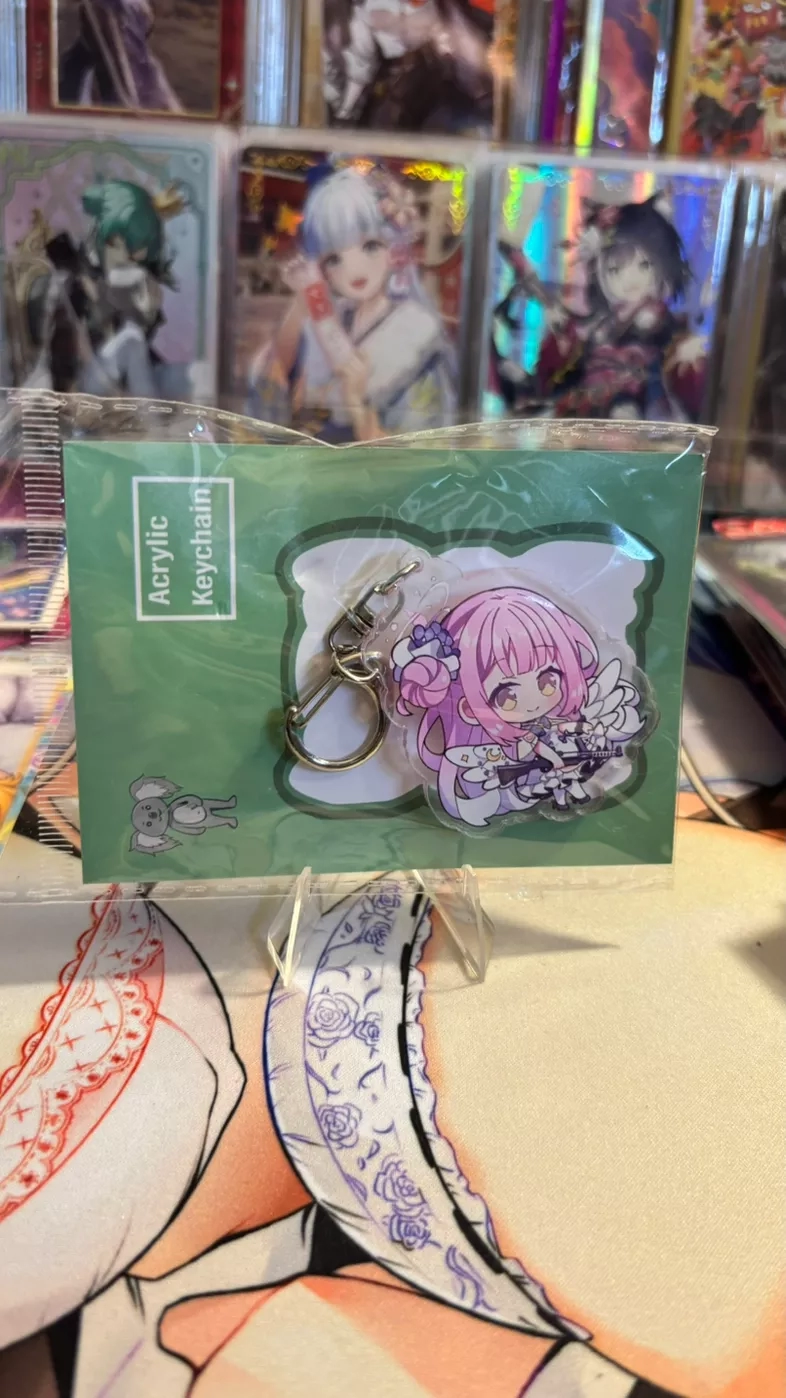 Anime Girl Acrylic Keychain