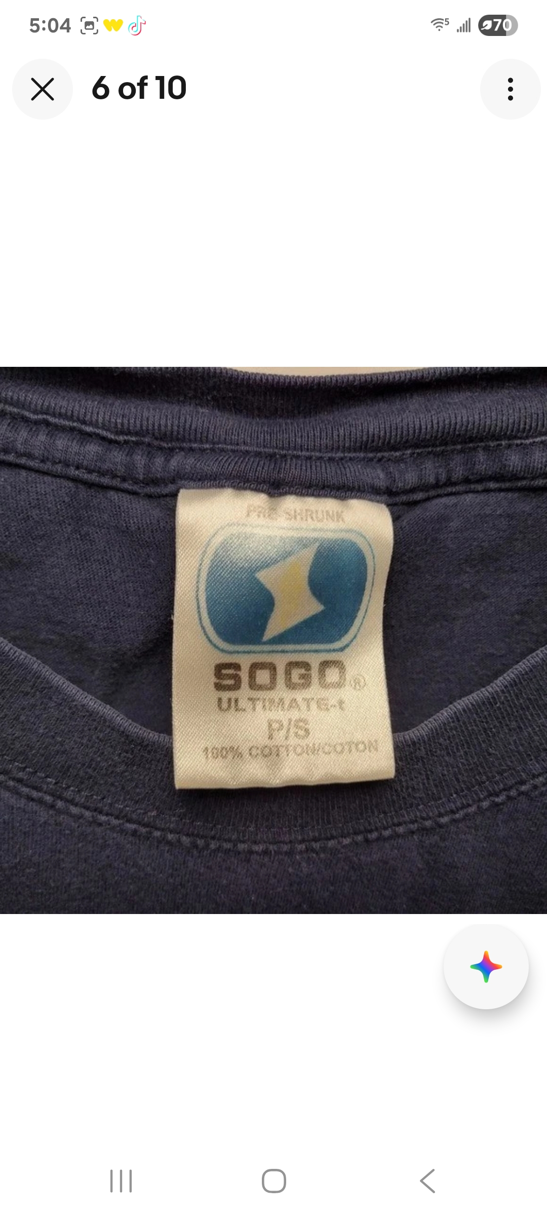 Mens Small Montreal Quebec Canada Police Vintage Y2K Canadian Shirt Blue Rare