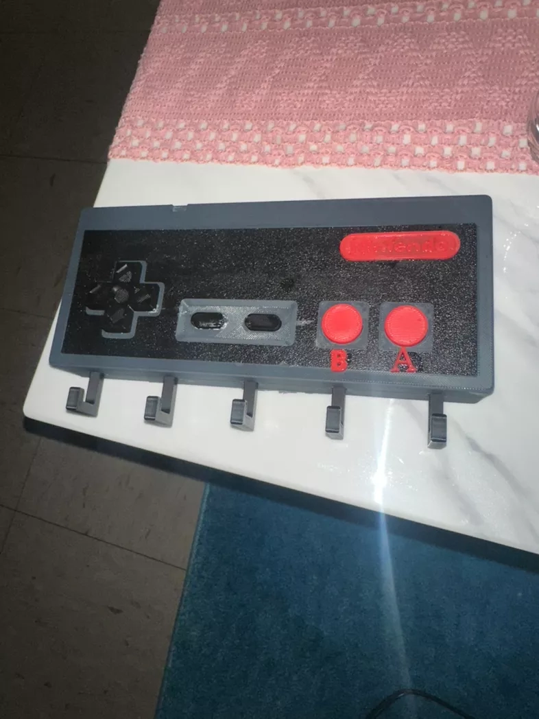 Retro NES Controller Key Holder