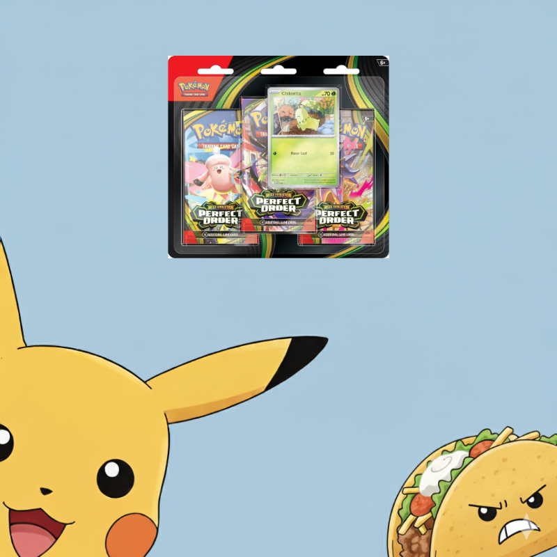 Perfect Order 3 Pack Blister [Chikorita]