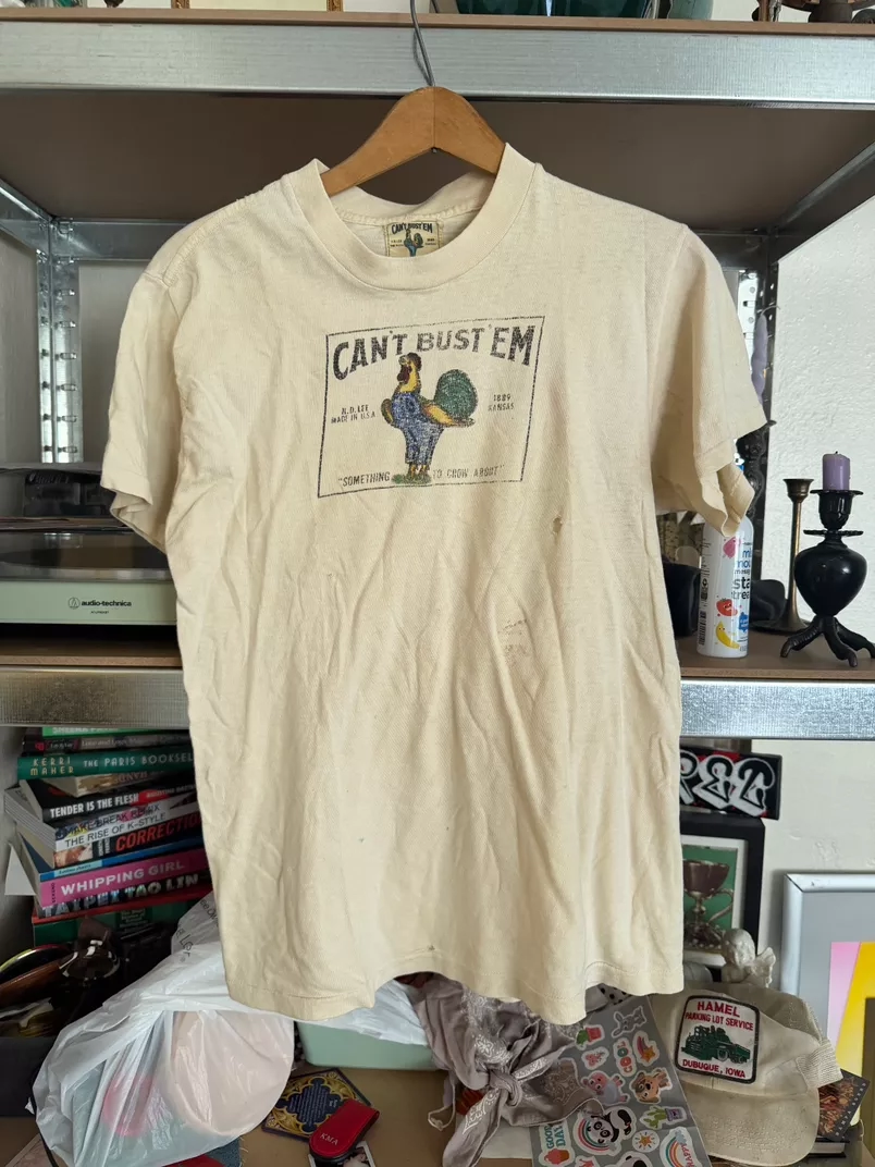 Vintage 50’s Cant Bust Em "Something to Crow About" Rooster T-Shirt