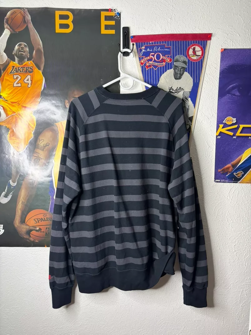Nike Striped Crewneck Sweatshirt