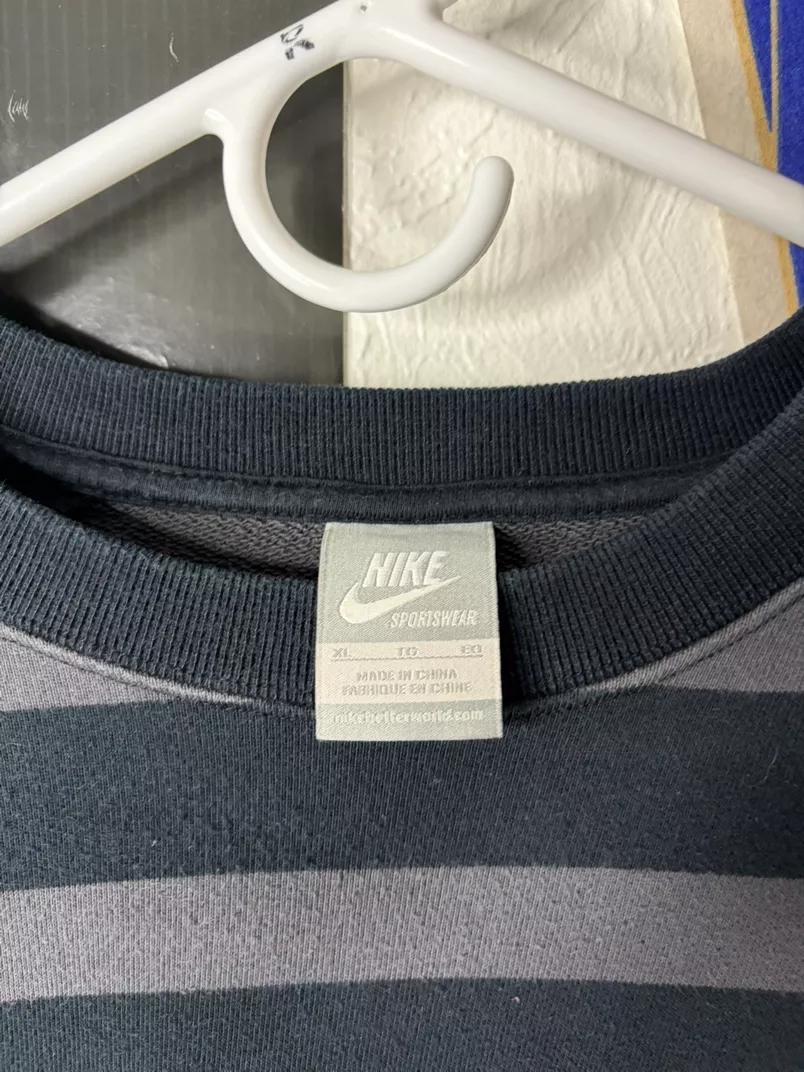 Nike Striped Crewneck Sweatshirt