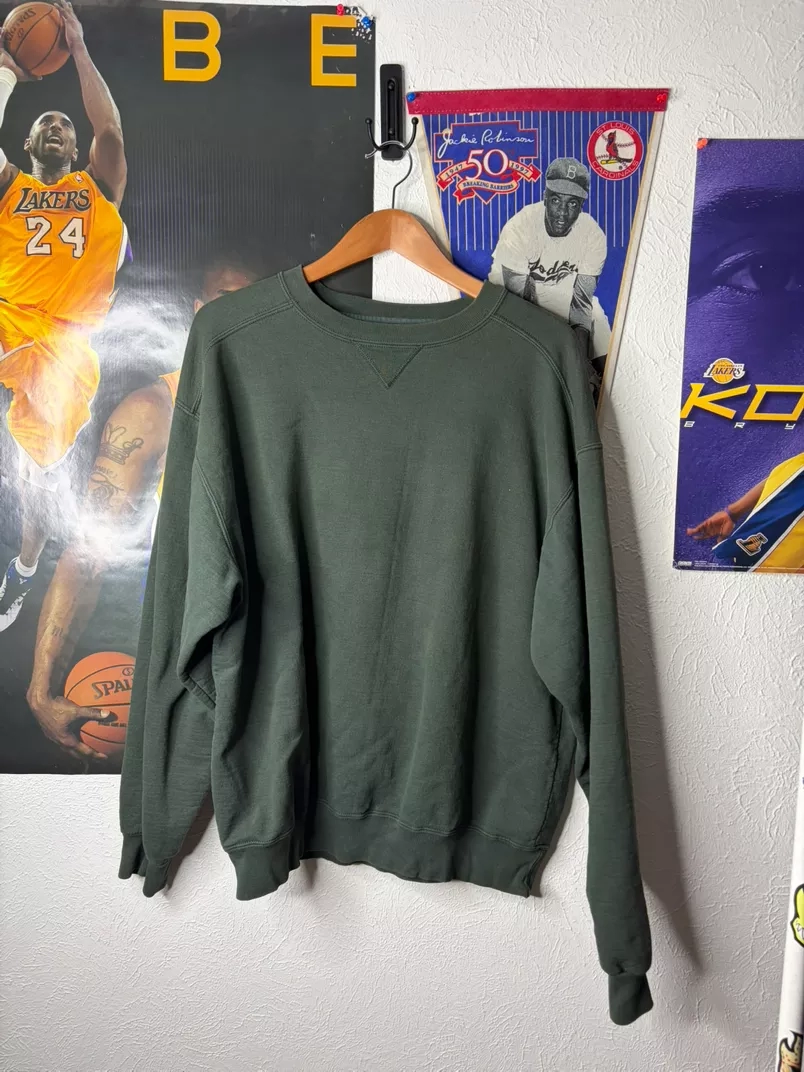 Vintage Green Crewneck Sweatshirt