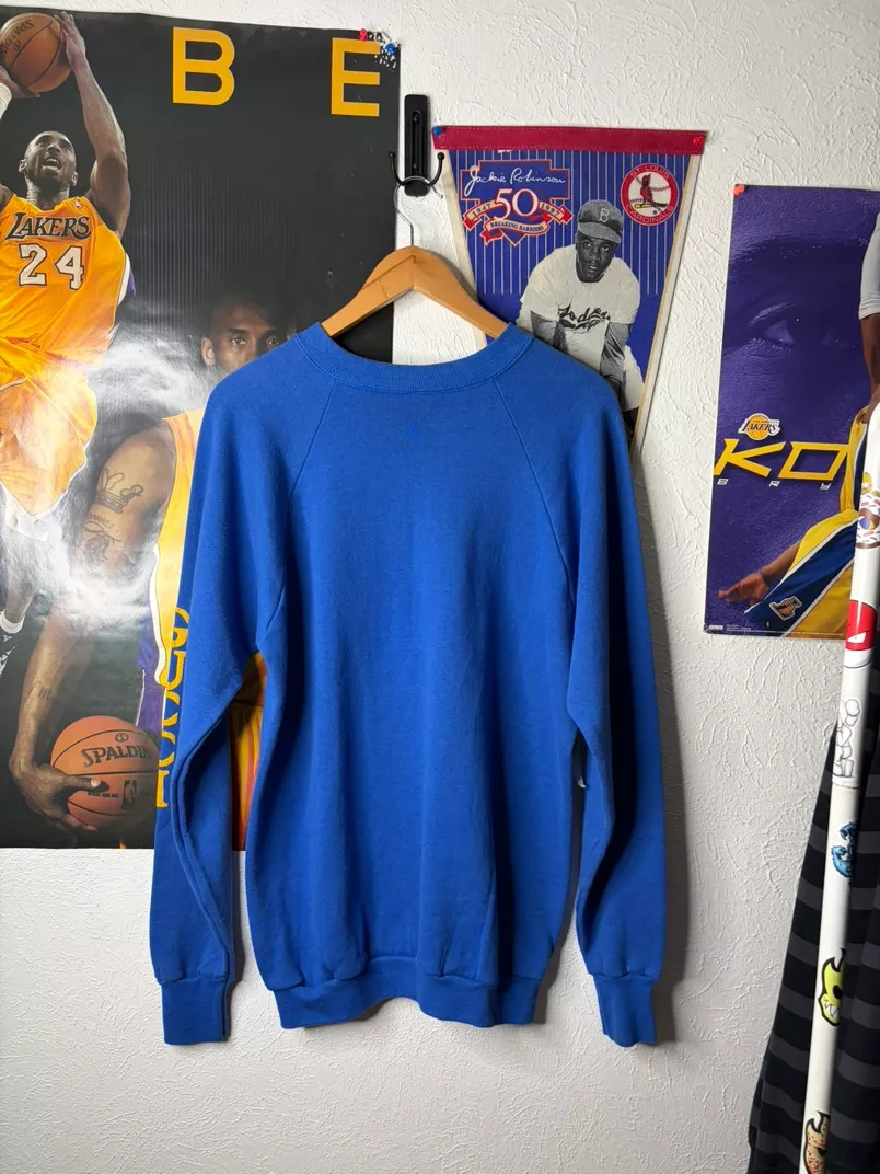 Vintage Blue Gucci Logo Sweatshirt