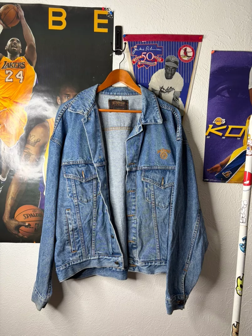 Classic Jack Daniels Vintage Denim Jacket