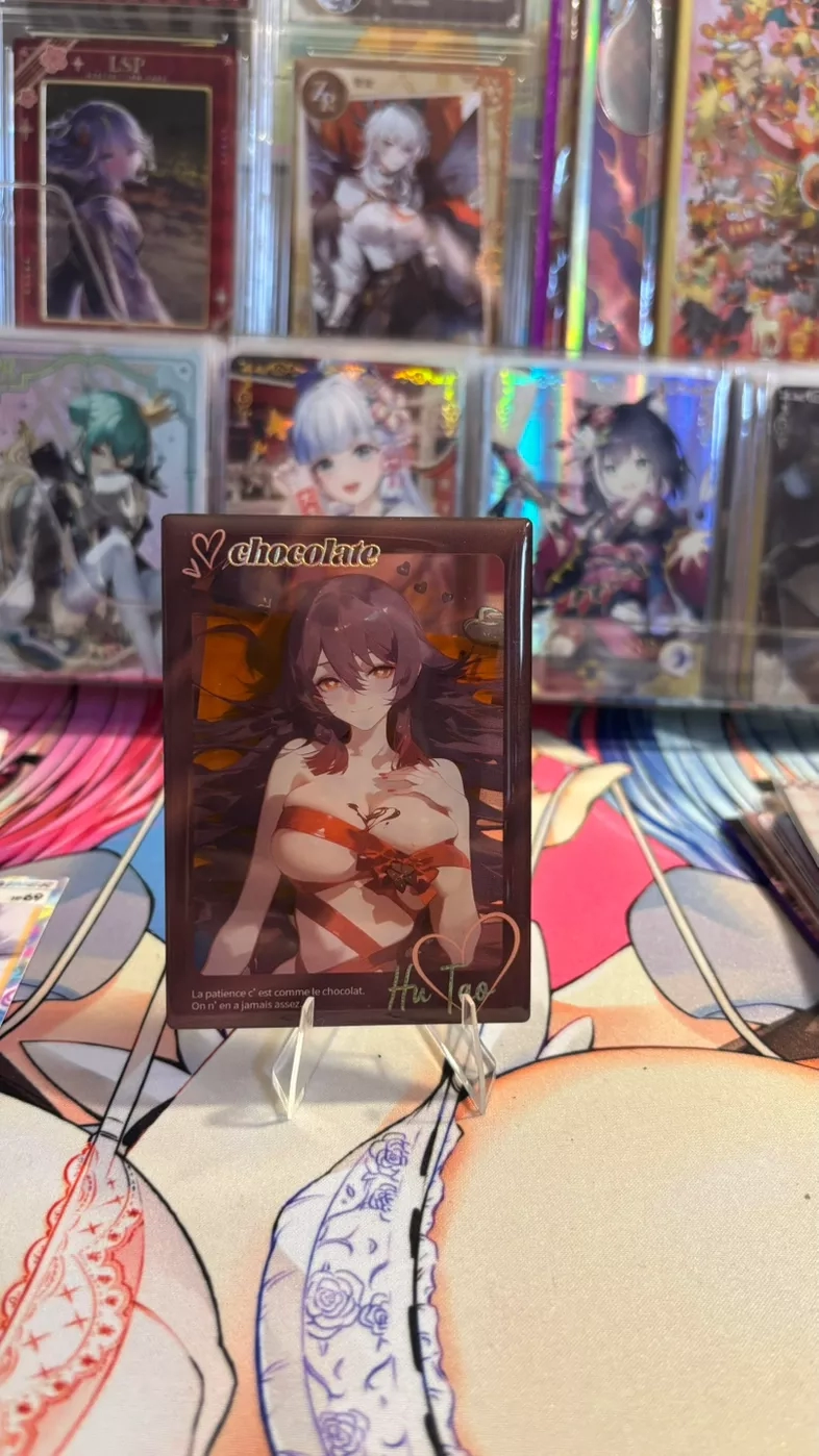 Hu Tao Chocolate Card Promo/Redemption Card