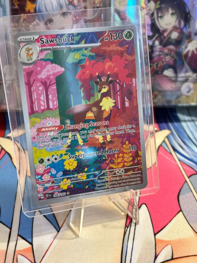 Sawsbuck Pokémon Card - Autumn Form 166/162