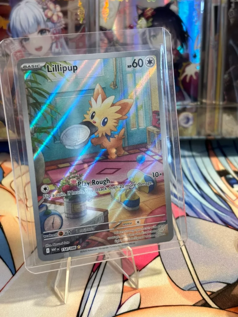 Lillipup Basic Pokemon Card 154/086