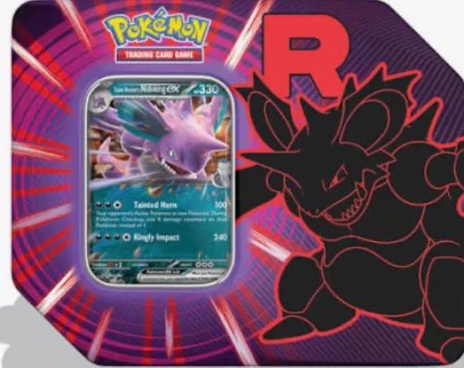 Team Rockets Nidoking EX Tin