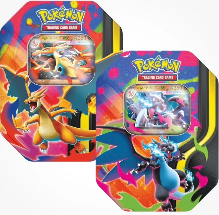 Mega Charizard X & Y Tins
