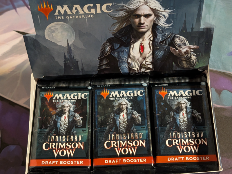 Transparent Misprint Crimson Vow Draft pack!