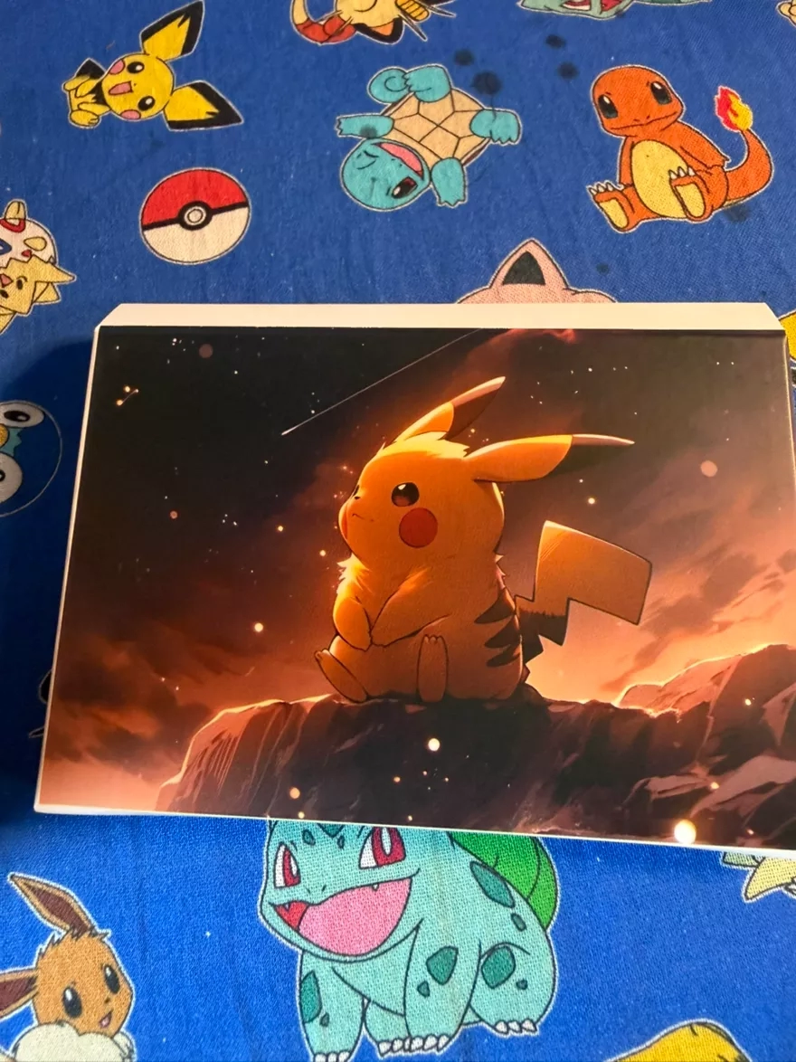 Mystery Metal pokemon slab non tcg