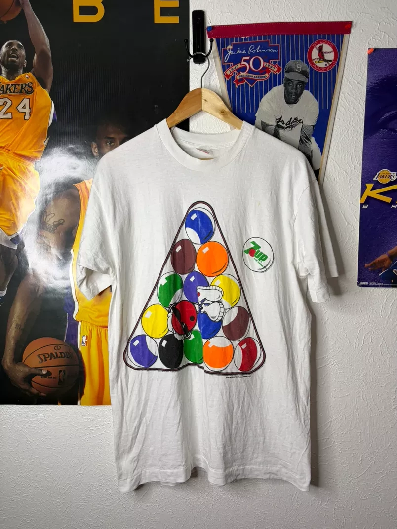 Vintage 7-Up Pool Balls Graphic Tee